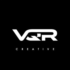 VQR Letter Initial Logo Design Template Vector Illustration