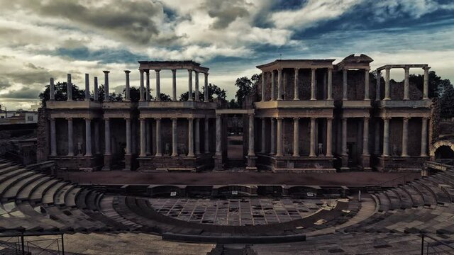 Incredible Timelapse in the Roman Theater of Emerita Augusta