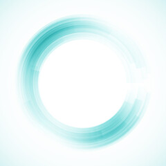 Geometric frame from circles, vector abstract background, wallpaper