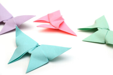 Origami butterfly deocration