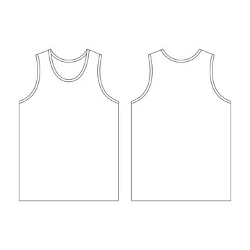 100,000 Tanktop template Vector Images