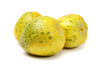 muskmelon on a white background