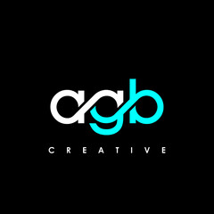 AGB Letter Initial Logo Design Template Vector Illustration
