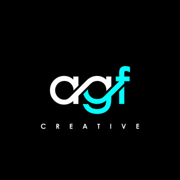 AGF Letter Initial Logo Design Template Vector Illustration