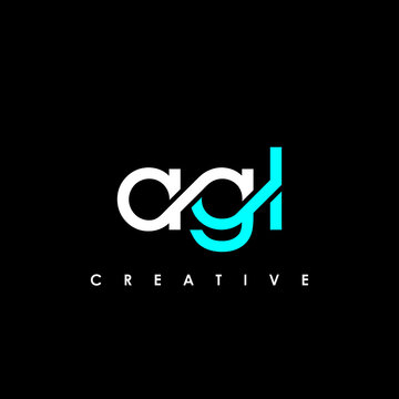 AGL Letter Initial Logo Design Template Vector Illustration