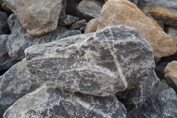 Limestone is one of the major ingredients used in construction materials.