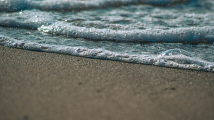 close up of a beach