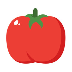 Isolated tomatoe icon. Vegetable icon - Vector illustration