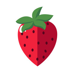 Isolated strawberry icon. Fruit icon - Vector illustration