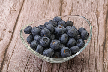 Ripe sweet tasty blueberries heap