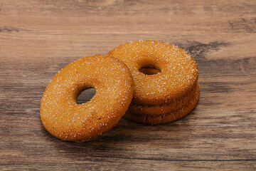 Sweet and crispy ginger cookies