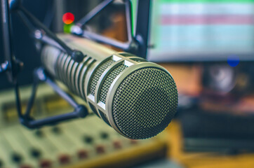 Professional microphone and sound mixer