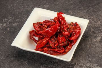 Dried tomato with olive oil