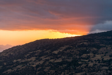 Obraz premium Mountainous landscape in Sierra Nevada in southern Spain