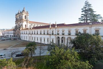 Fototapeta premium Alcobaca, Portugal: monastery (Mosteiro de Santa Maria)