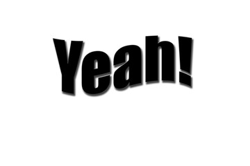 ''Yeah'' Lettering