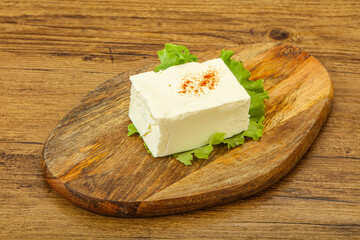 Greek traditional soft feta cheese