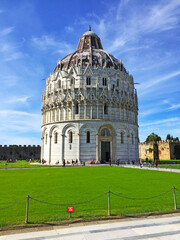 Obraz premium Das Baptisterium in Pisa, Italien