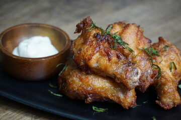 roasted chicken on a plate