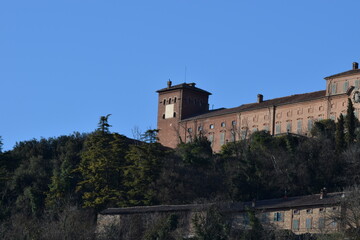 Fototapeta na wymiar Castello di Montalto Pavese - dettagli