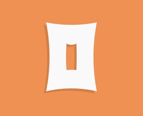 O letter vintage cowboy font. Retro western, dalton design