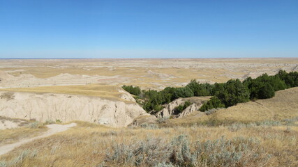 Vistas and Landscape Views of Badlands National Park