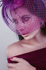 face model portrait fashion makeup