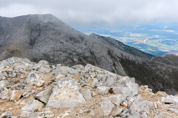 Landscape from Vihren Peak, Pirin Mountain, Bulgaria