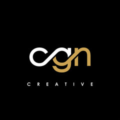 CGN Letter Initial Logo Design Template Vector Illustration