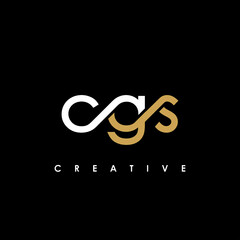 Fototapeta premium CGS Letter Initial Logo Design Template Vector Illustration