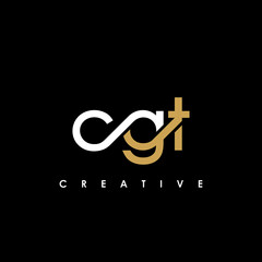 vGT Letter Initial Logo Design Template Vector Illustration