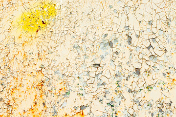 Metal texture with scratches and cracks which can be used as a background