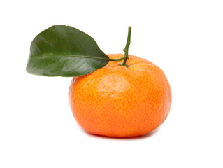 mandarin or tangerine isolated on a white background