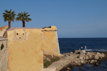 view of the town of island
