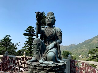 statue of buddha in a temple