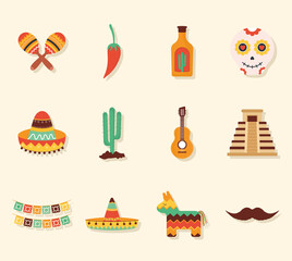 twelve mexican icons