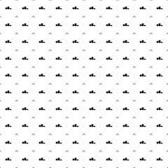 Square seamless background pattern from geometric shapes are different sizes and opacity. The pattern is evenly filled with black winners podium symbols. Vector illustration on white background
