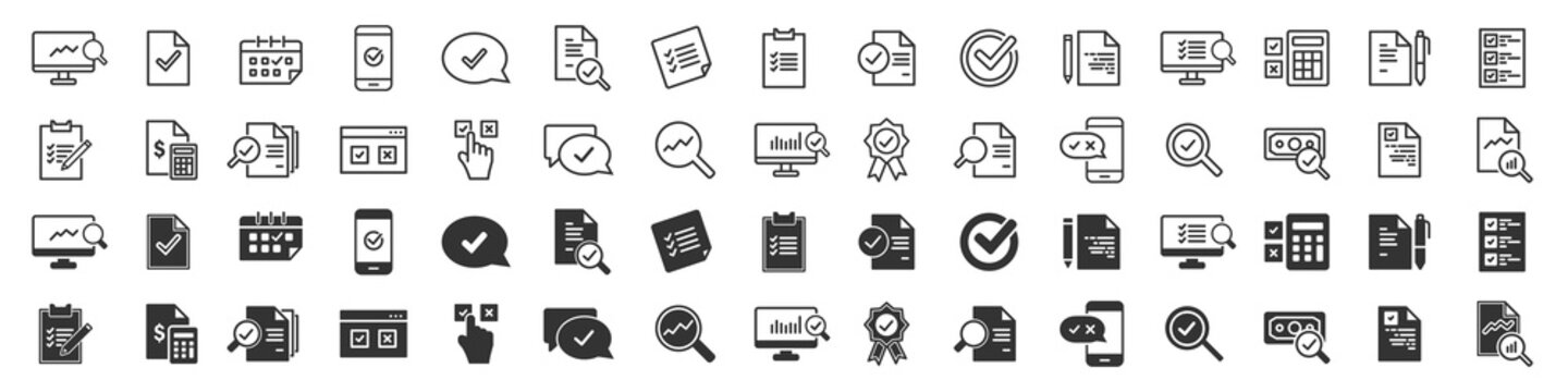 Check and audit excellent icons collection in two different styles