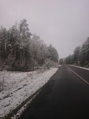 road in winter