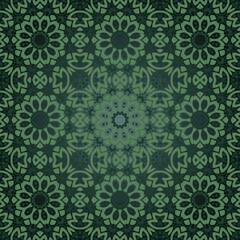 Fototapeta premium Colorful Seamless Pattern with mandala.Seamless Background design.Ornamental design.Floral pattern tiles.