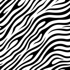 Diagonal zebra skin pattern