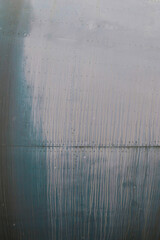 Old silver metal surface of the aircraft fuselage with rivets. High quality photo