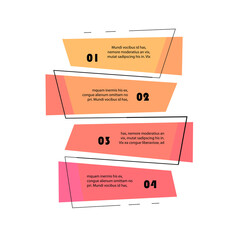 Modern abstract geometric background with various rounded linear shapes. Vector illustration of dynamic composition.