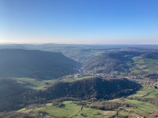 view from the mountain