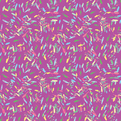 A happy colorful abstract seamless vector pattern