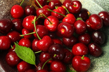 cherries fruit background