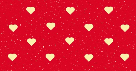 seamless pattern with hearts