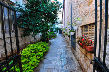 Fototapeta na wymiar Croatian City of Dubrovnik in the Summer