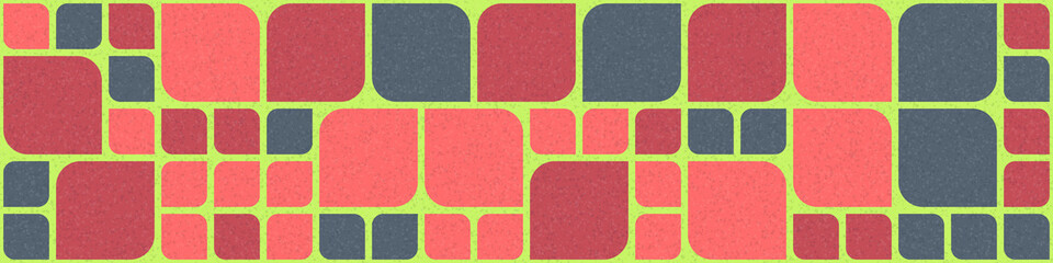 Fototapeta premium Abstract Geometric Pattern generative computational art illustration