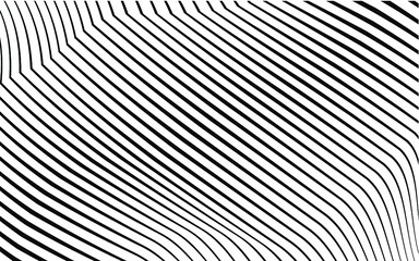 modern art curved lines patter. monochrome waves. geometric vector background.wallpaper concept for web and print